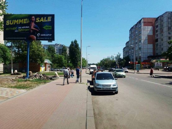 Фото рекламной плоскости по адресу Вишневое, ул.Европейская, д.35