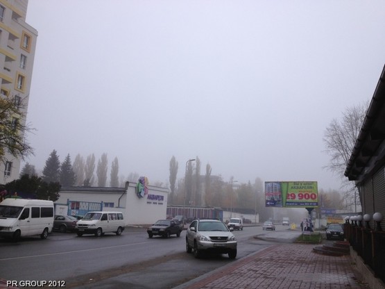 Фото рекламной плоскости по адресу Вишневое, ул.Святошинская, напротив  ЖК "Акварели"