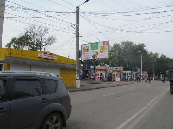 Фото рекламной плоскости по адресу Яновського вул. - Героїв України вул. (Героїв Сталінграда вул.)