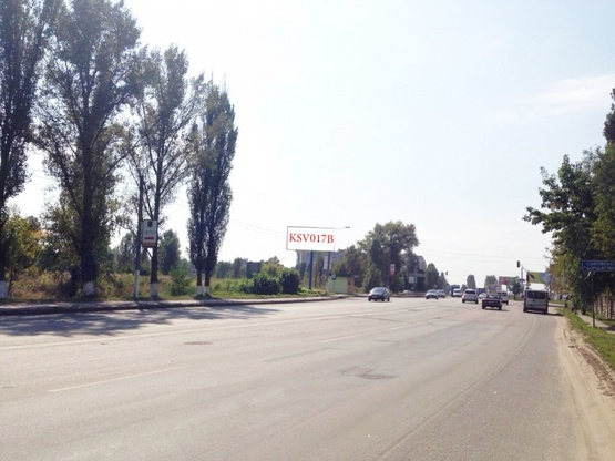 Фото рекламной плоскости по адресу Вишневое, ул.Киевская, возле остановки Вишневое