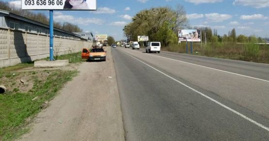 Фото рекламной плоскости по адресу Вишневе, ул.Чорновола, (автомобильная дорога О101304 Киевское Полукольцо-Крюковщина-Боярка)