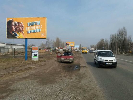Фото рекламної площини за адресою Софиевская Борщаговка, ул.Киевская