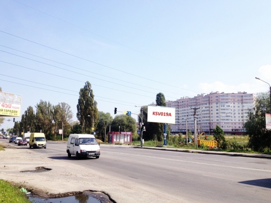 Фото рекламной плоскости по адресу Софиевская Борщаговка, ул.Киевская, на светофоре на Софиевскую Слободку
