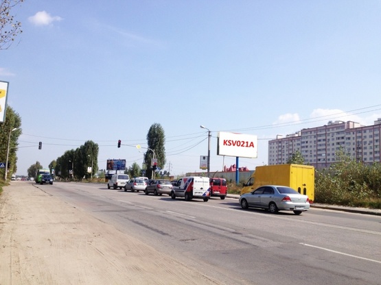Фото рекламной плоскости по адресу Софиевская Борщаговка, ул.Киевская (автомобильная дорога Т-10-12 Киев-Боярка)