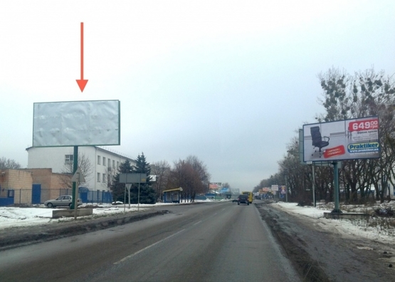 Фото рекламной плоскости по адресу Вишневе, Автодорога О101304 Киевское Полукольцо-Крюковщина-Боярка, ул.Чорновола, 37, за остановкой