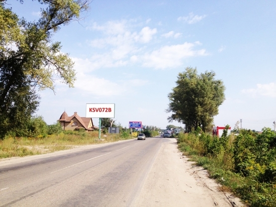 Фото рекламної площини за адресою Вишневе, ул.В.Стуса, напротив офиса продаж Вышнева оселя (автомобильная дорога О101304 Киевское Полукольцо-Крюковщина-Боярка)
