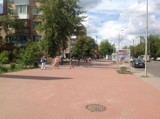 Фото рекламної площини за адресою вул.Жовтнева 20