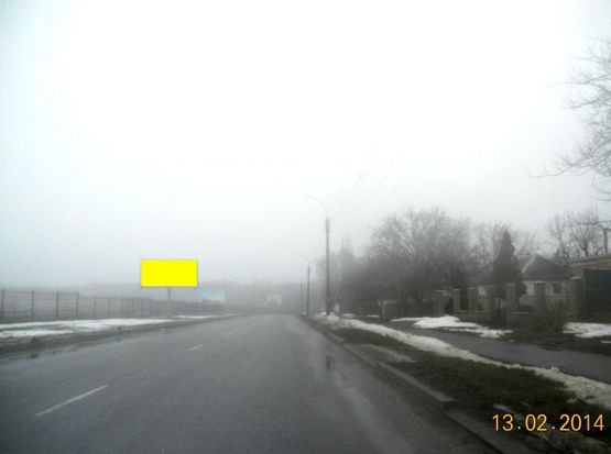 Фото рекламной плоскости по адресу м. Умань, вул. Інтернаціональна, навпроти будинку 77