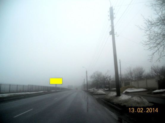 Фото рекламной плоскости по адресу м. Умань, вул. Інтернаціональна, навпроти будинку 93