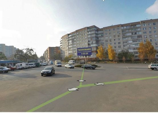 Фото рекламной плоскости по адресу м. Умань, розв'язка з вул. Івана Гонти та вул. Незалежності