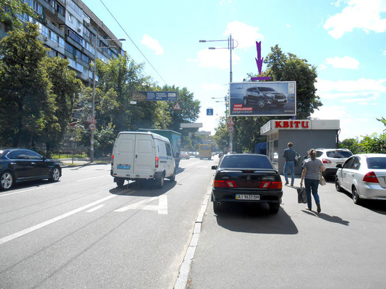 Фото рекламної площини за адресою ул.Жилянская,51 направление ул. Красноармейской