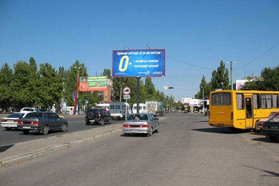 Фото рекламної площини за адресою Богоявленський просп. (Жовтневий просп.) - Корабелів просп.