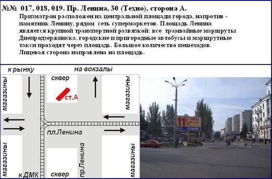 Фото рекламной плоскости по адресу центр  проспект Свободы, 30  (призматрон) маг.Техно