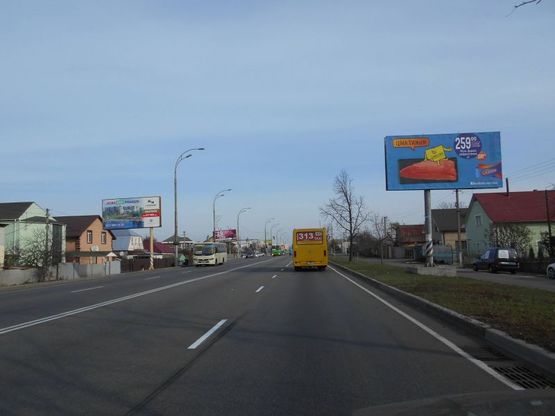 Фото рекламної площини за адресою м. Бровари, вул. Київська, 30