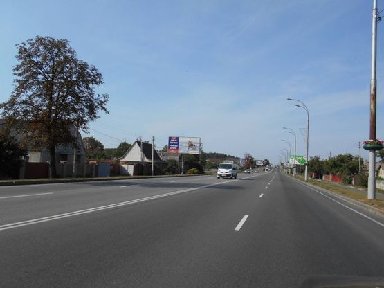 Фото рекламной плоскости по адресу м. Бровари, вул. Київська, 72