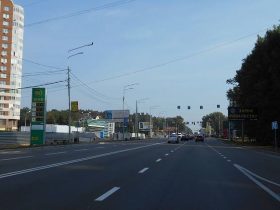 Фото рекламной плоскости по адресу м. Бровари, вул. Київська, навпроти будинку 265/2