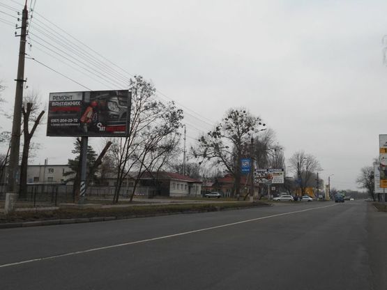 Фото рекламной плоскости по адресу м. Бровари, вул. Ярослава Мудрого, навпроти будинку 104