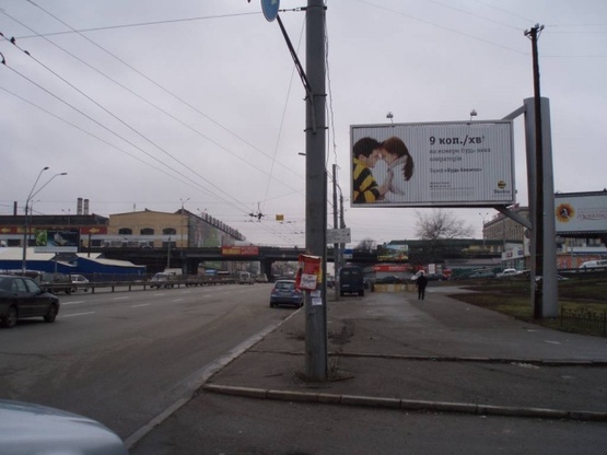Фото рекламной плоскости по адресу Победы проспект,  (М) "Шулявская"