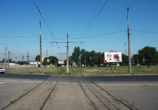 Фото рекламной плоскости по адресу Южное шоссе - Диагональная ул.