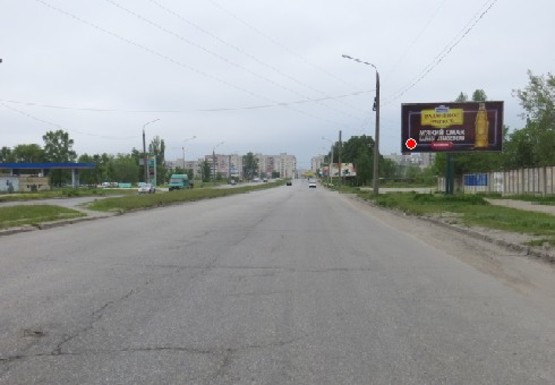 Фото рекламной плоскости по адресу Набережная магистраль - Привокзальная ул.