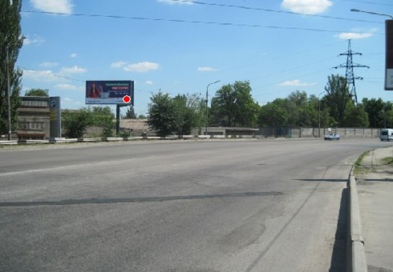 Фото рекламной плоскости по адресу Украинская ул., 96