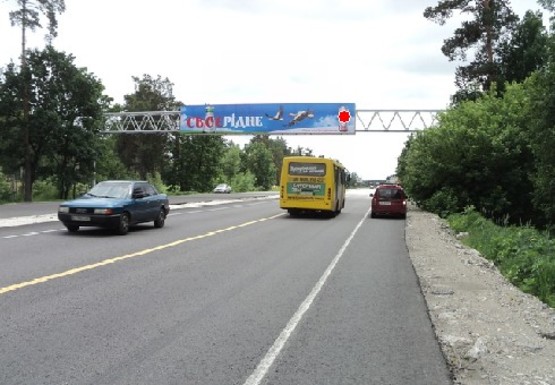 Фото рекламної площини за адресою Трасcа Н-01, Новая Обуховская, 31,400