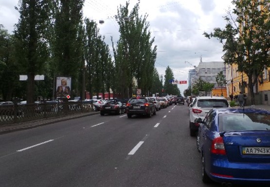 Фото рекламної площини за адресою Шевченко б-р