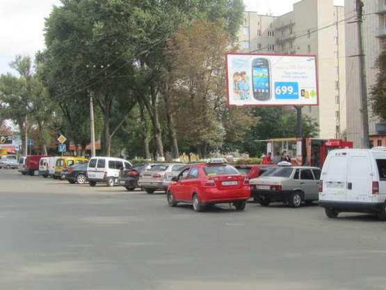 Фото рекламной плоскости по адресу Анатолія Живова вул. - Оболоня вул.