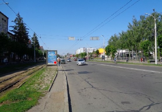 Фото рекламной плоскости по адресу Коцюбинского ул., 37