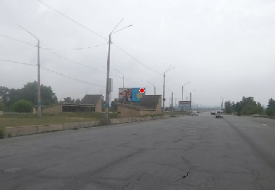 Фото рекламной плоскости по адресу Набережная ул., мост через Днепр