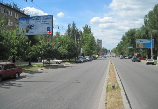 Фото рекламной плоскости по адресу Победы ул. - Маяковского пр.