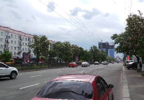 Фото рекламной плоскости по адресу Победы пр.