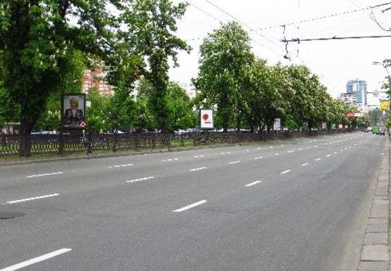 Фото рекламной плоскости по адресу Победы пр.