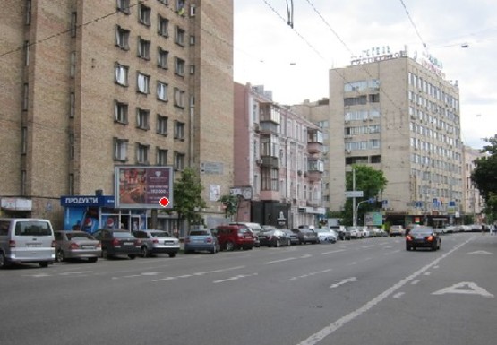 Фото рекламной плоскости по адресу Саксаганского ул., 43