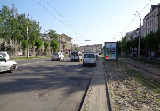 Фото рекламной плоскости по адресу Коцюбинского ул., 39