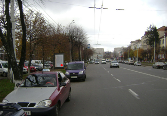 Фото рекламной плоскости по адресу Коцюбинского ул., ТЦ Петроцентр