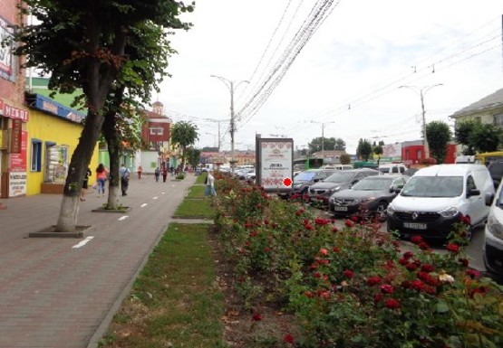 Фото рекламної площини за адресою Коцюбинского ул. - Папанина ул.