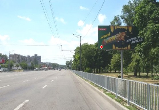 Фото рекламной плоскости по адресу Заводская Набережная ул. - Юрия Кондратюка ул.