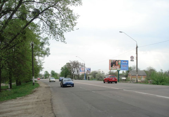 Фото рекламної площини за адресою Киевское шоссе, 117