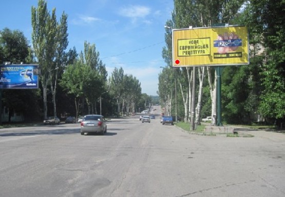 Фото рекламной плоскости по адресу Украинская ул., 49