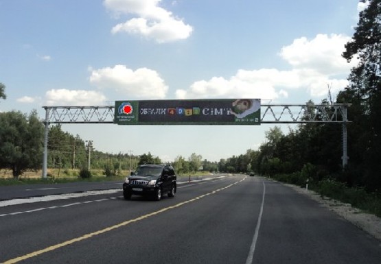 Фото рекламной плоскости по адресу Трасcа Н-01, Новая Обуховская, 33,050