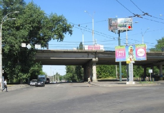Фото рекламной плоскости по адресу Бойчука ул. (бывш. Киквидзе ул.) - Железнодорожное шоссе