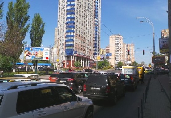 Фото рекламной плоскости по адресу Черновола ул. - Маршала Рыбалко ул.