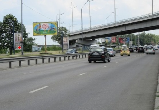 Фото рекламной плоскости по адресу Набережное шоссе (эл. опора № 87)