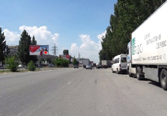 Фото рекламной плоскости по адресу Донецкое шоссе - Березинская ул.