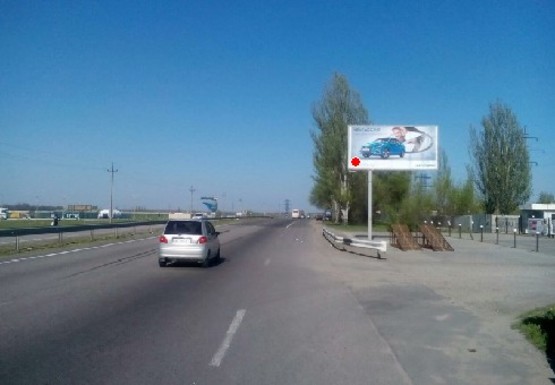 Фото рекламной плоскости по адресу Донецкое шоссе, въезд в город, напротив "Агросоюза"