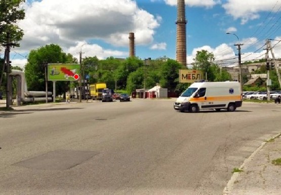 Фото рекламної площини за адресою Космическая ул. - Мандрыковская ул.