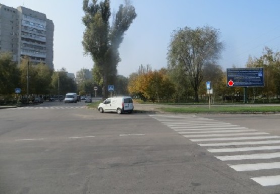 Фото рекламной плоскости по адресу Воронина ул., шоссе Харьков - Симферополь