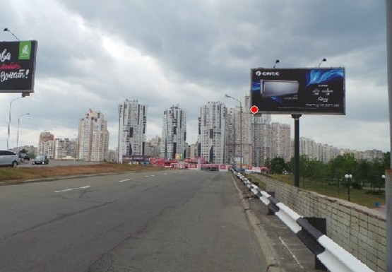 Фото рекламної площини за адресою Григоренко Петра пр. - Бажана пр., №6