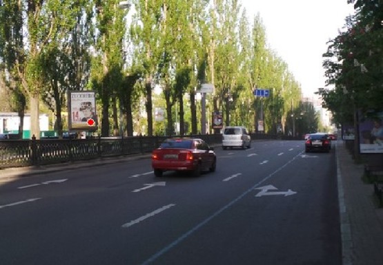 Фото рекламной плоскости по адресу Шевченко б-р